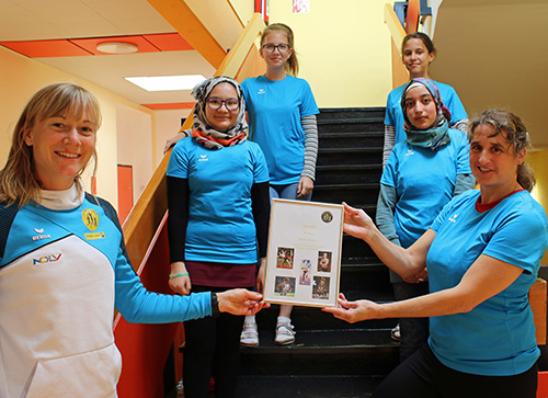 Mädchen aus der Medienmittelschule werden „Athletic Girls“